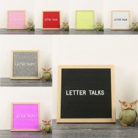 Changeable Retro Felt Letter Message Board 10*10 inches Restaurant Home DIY   352320368283